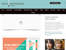 Tablet Screenshot of fifthwednesdayjournal.com